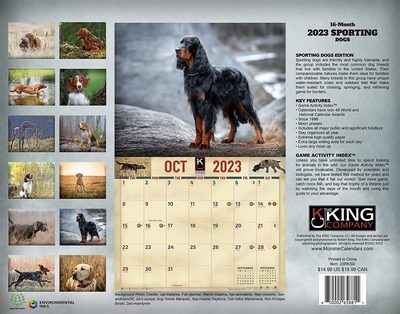 Sporting Dogs 2023 Calendar