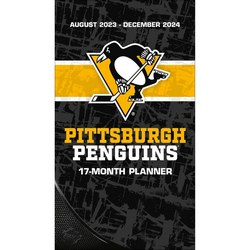 Pittsburgh Penguins 17 Month 2024 Pocket Planner