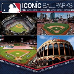 Iconic Ballparks 2024 Wall Calendar