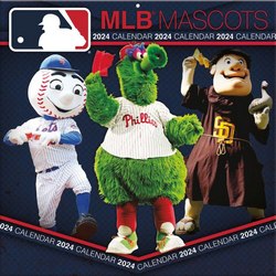 MLB Mascots 2024 Wall Calendar