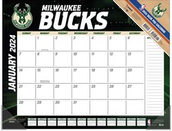 Milwaukee Bucks 2024 Desk Pad