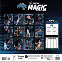 Orlando Magic 2024 Wall Calendar