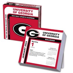 Georgia Bulldogs 2024 Desk Calendar