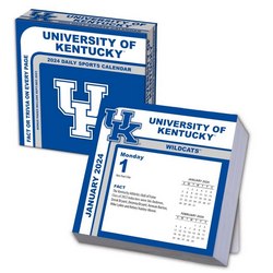 Kentucky Wildcats 2024 Desk Calendar