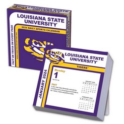 LSU Tigers 2024 Desk Calendar