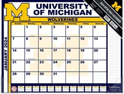 Michigan Wolverines 2024 Desk Pad