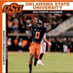 Oklahoma State Cowboys 2024 Wall Calendar