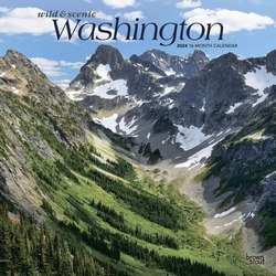 Washington Wild and Scenic 2024 Wall Calendar