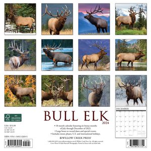 Bull Elk 2024 Calendar