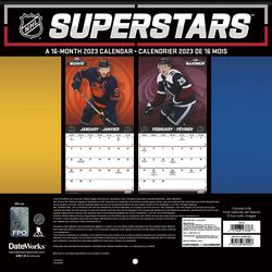 NHL Superstars 2023 Calendar