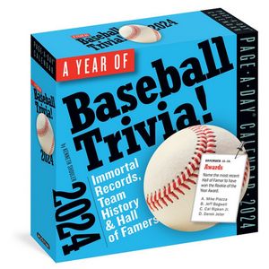 Baseball Trivia 2024 Desk Calendar